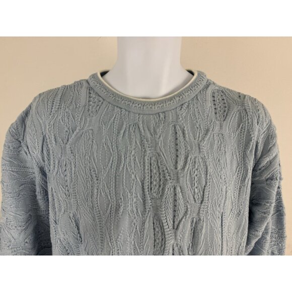 COOGIE Vintage Classic Baby Blue Coogie Pullover Crew Nick Sweater Sz XL - Picture 2 of 9